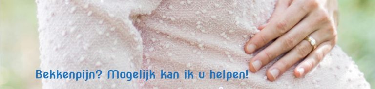 Bekkenpijn met tekst